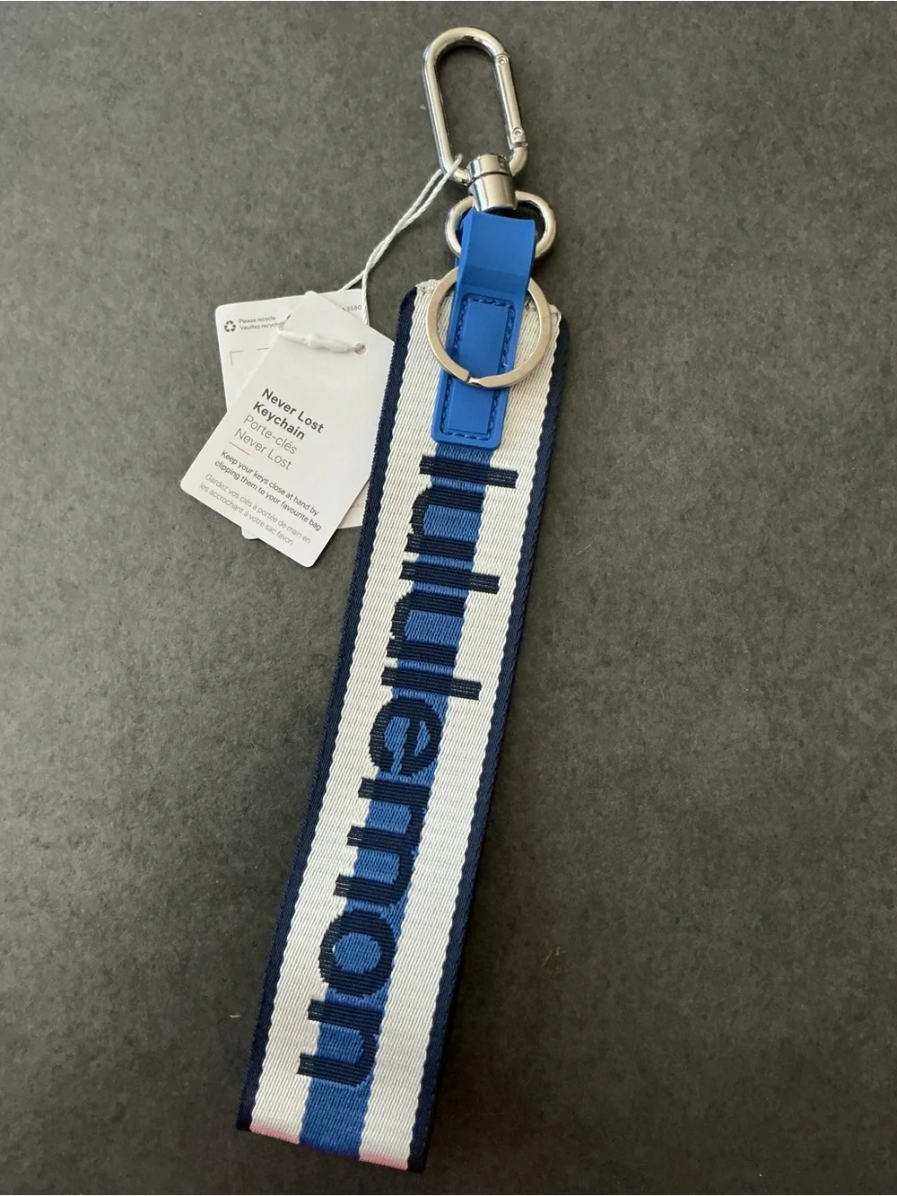 Lululemon never lost Keychain